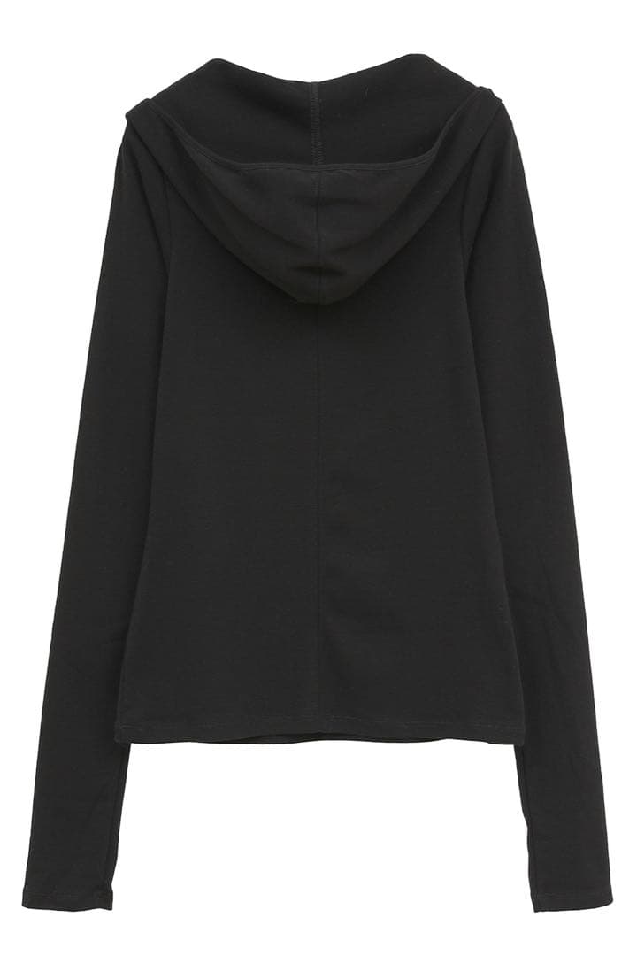 CLANE クラネ　BOW TIE HOODED CUT TOPS