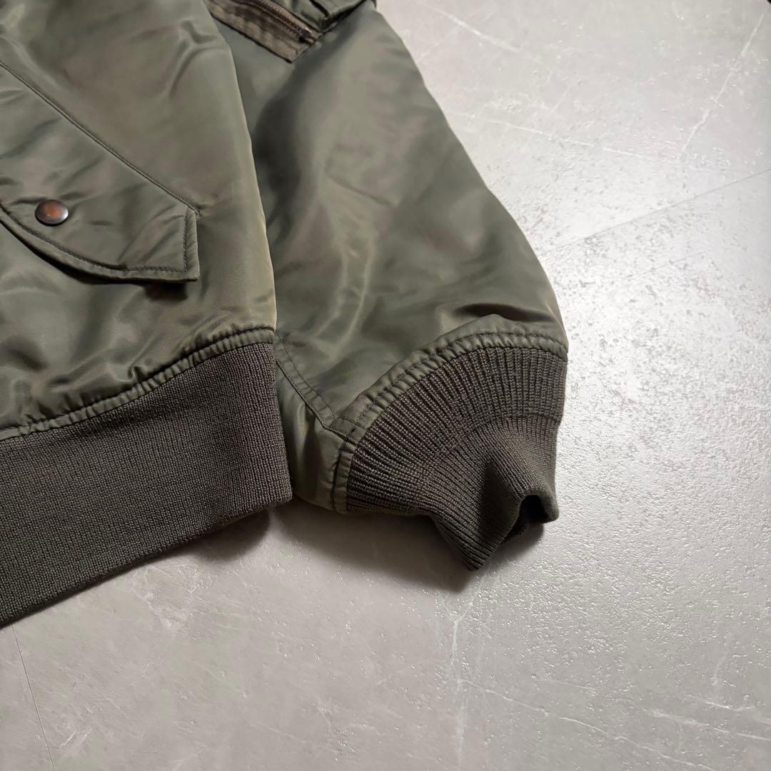 希少　AVIREX MA-1 アーチロゴ　フライトジャケット　Lサイズ