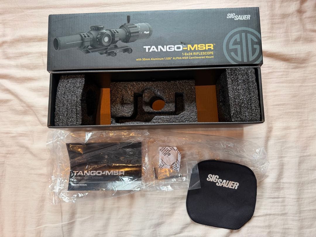 最安値！！【実物】SIG TANGO MSR 1-8x24 シグザウエルスコープ