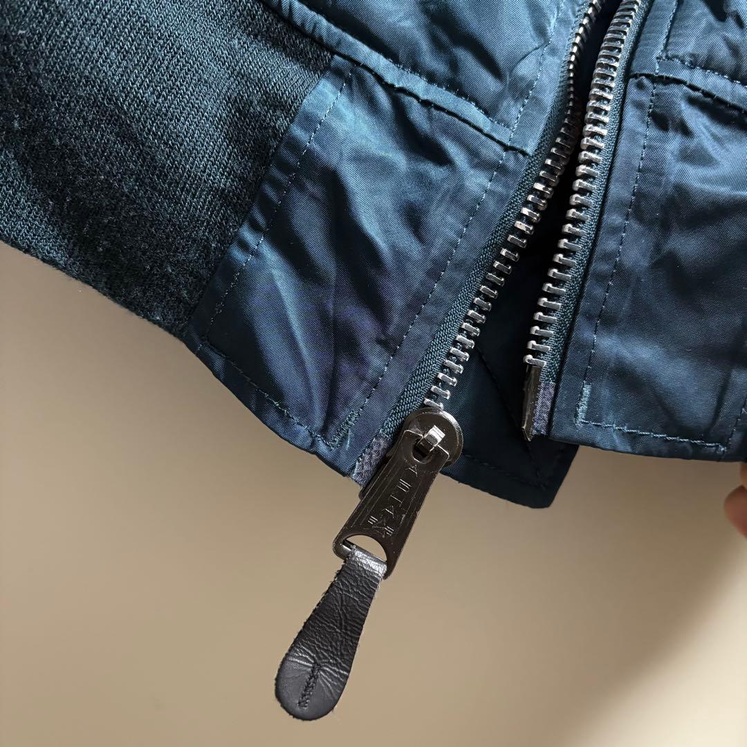 美品 L TALL 90s ALPHA MA-1 フライトジャケット ネイビー