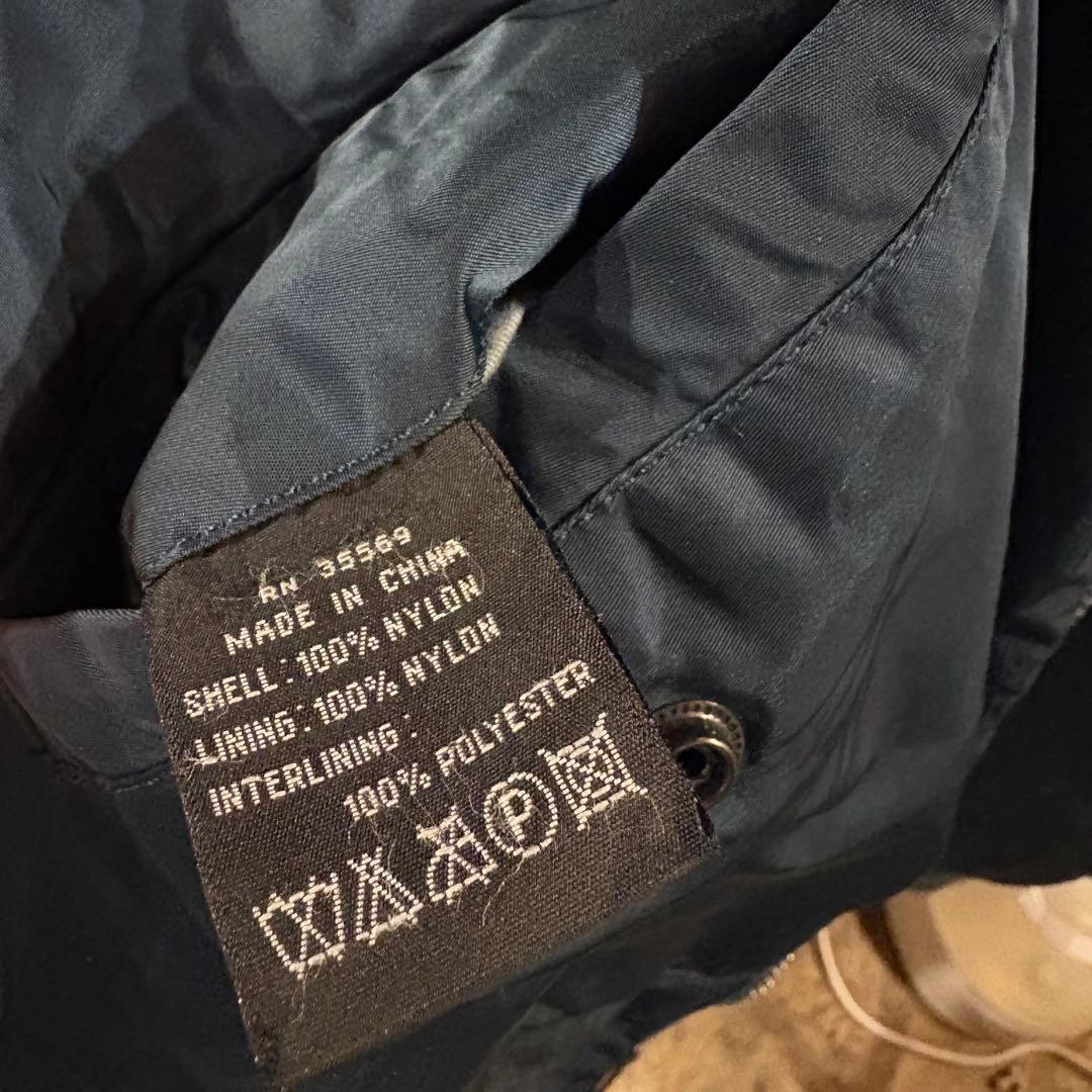 美品 L TALL 90s ALPHA MA-1 フライトジャケット ネイビー