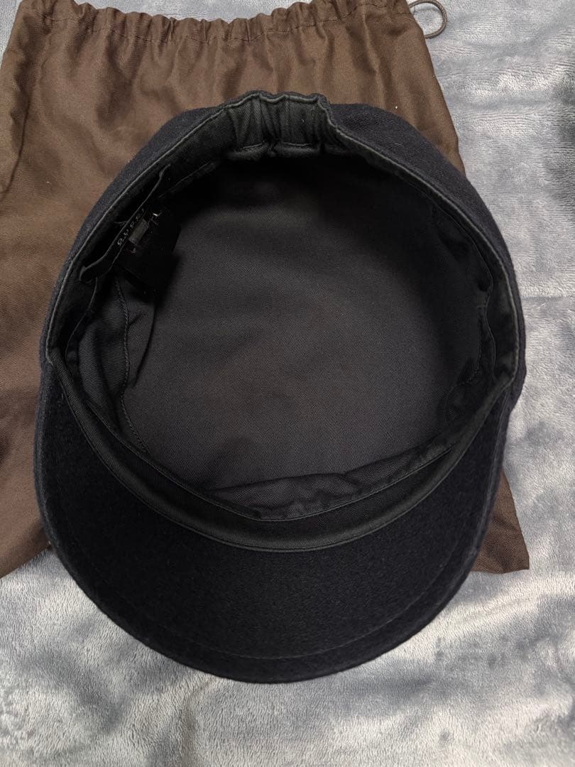 GUCCI ドライバーズキャップ キャスケット ダークネイビー10回程着用の美品