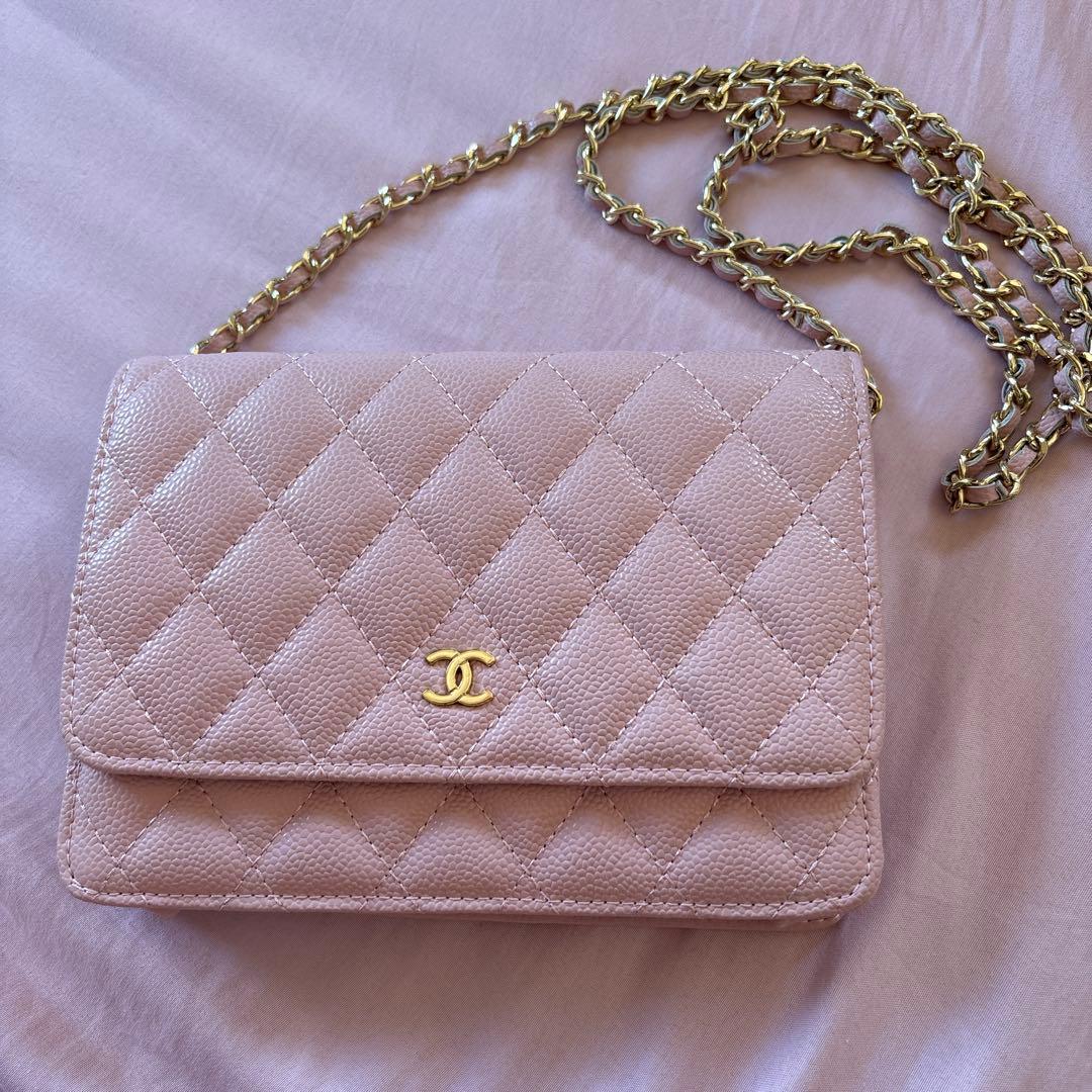 CHANEL ショルダーバッグ　桜色ピンク