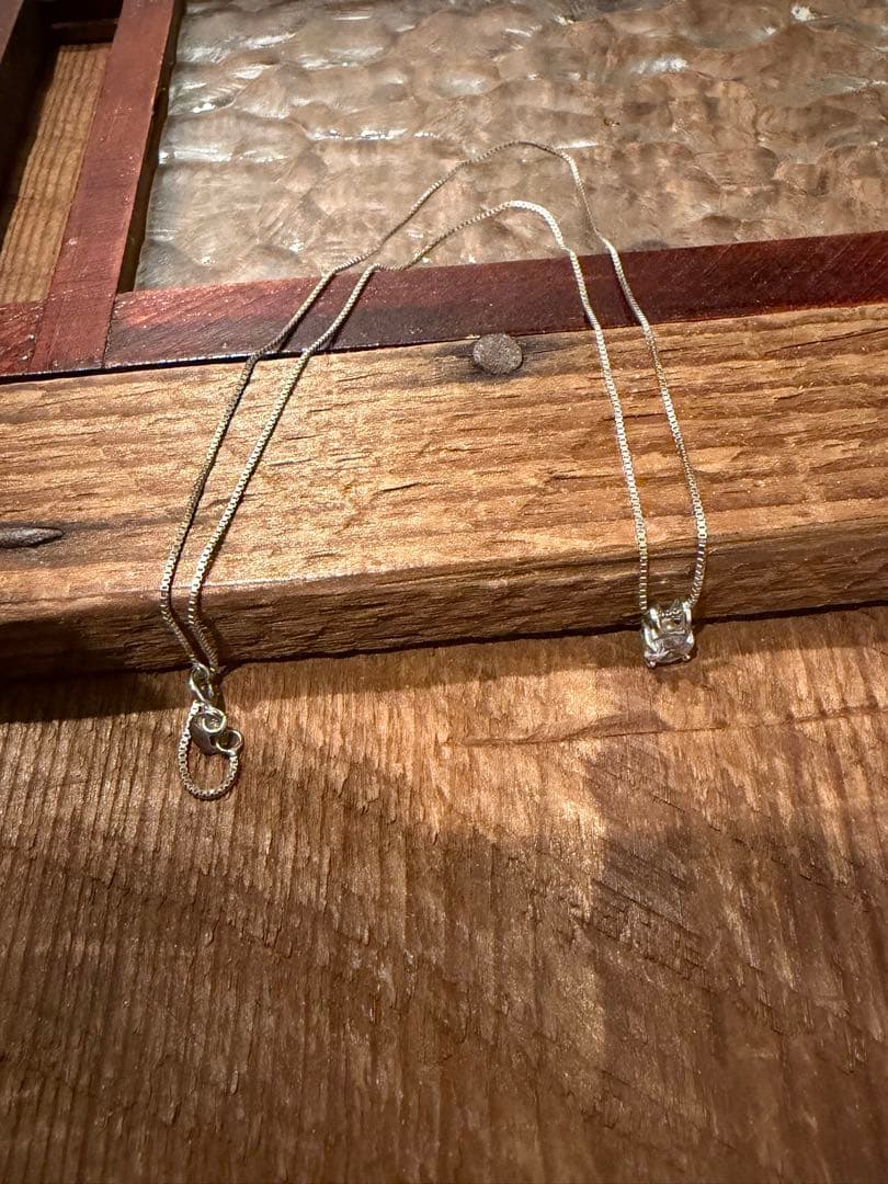 御売約御礼　925刻印のペンダントネックレス+ギミック二連ネックレス＋SVピアス