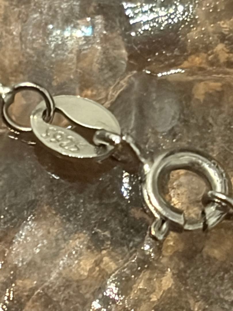 御売約御礼　925刻印のペンダントネックレス+ギミック二連ネックレス＋SVピアス