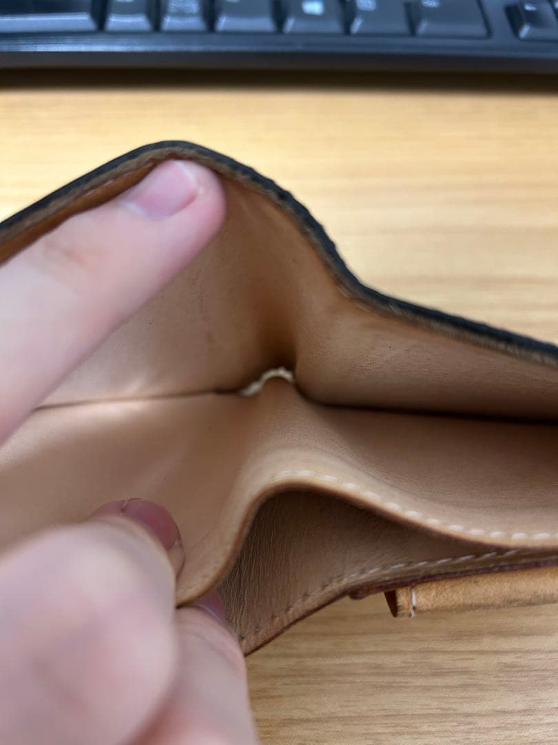 小物 Hender Scheme Half Folded Wallet black