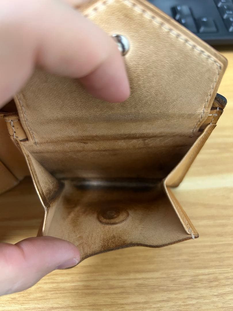 小物 Hender Scheme Half Folded Wallet black