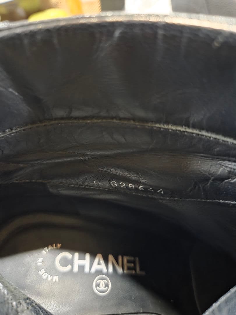 た*き様 CHANEL　サイドジップブーツ　マトラッセ