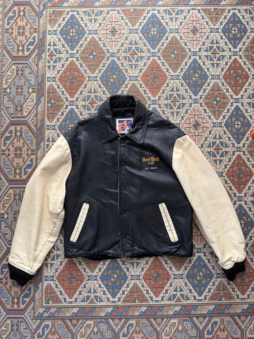 90s Hard Rock HOTEL LAS VEGAS レザースタジャン