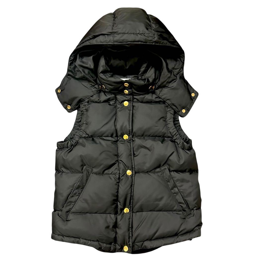 極美品✨ドゥーズィエムクラス別注 シュタンバウム ダウンベスト 金ボタン 黒34