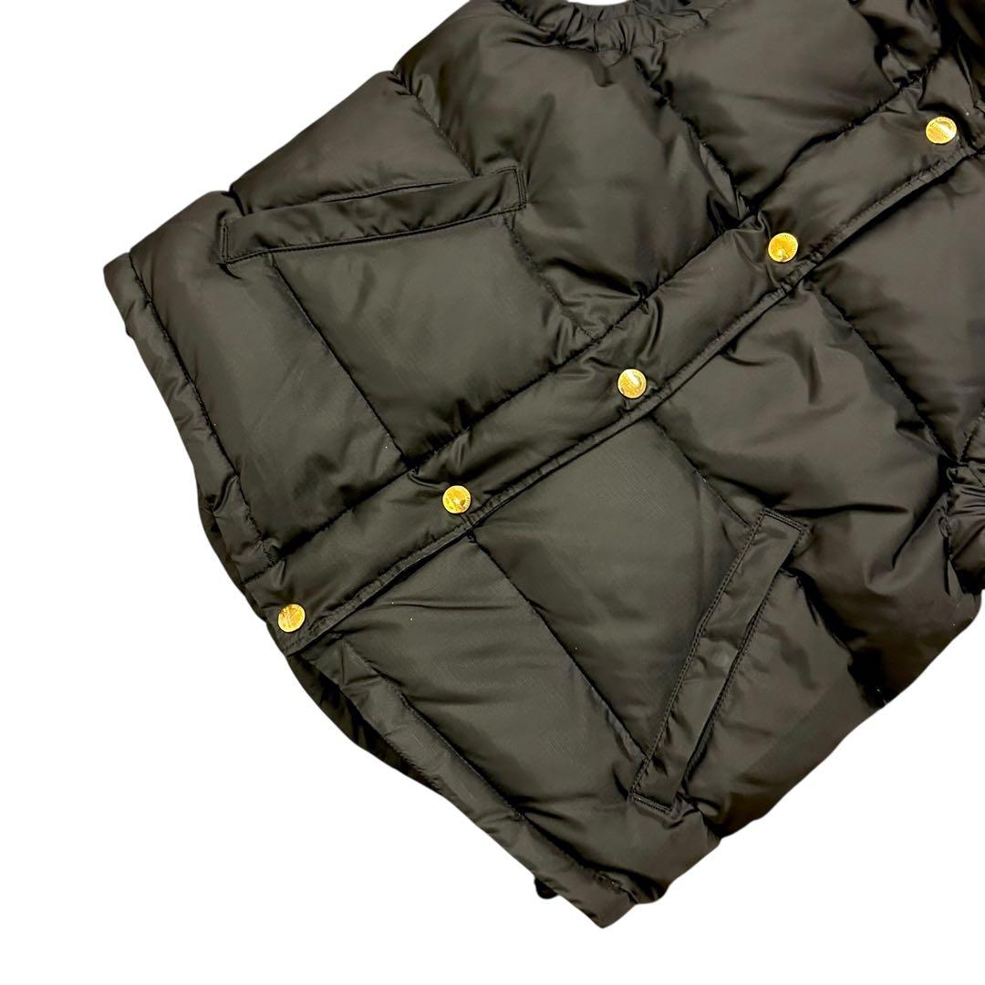 極美品✨ドゥーズィエムクラス別注 シュタンバウム ダウンベスト 金ボタン 黒34