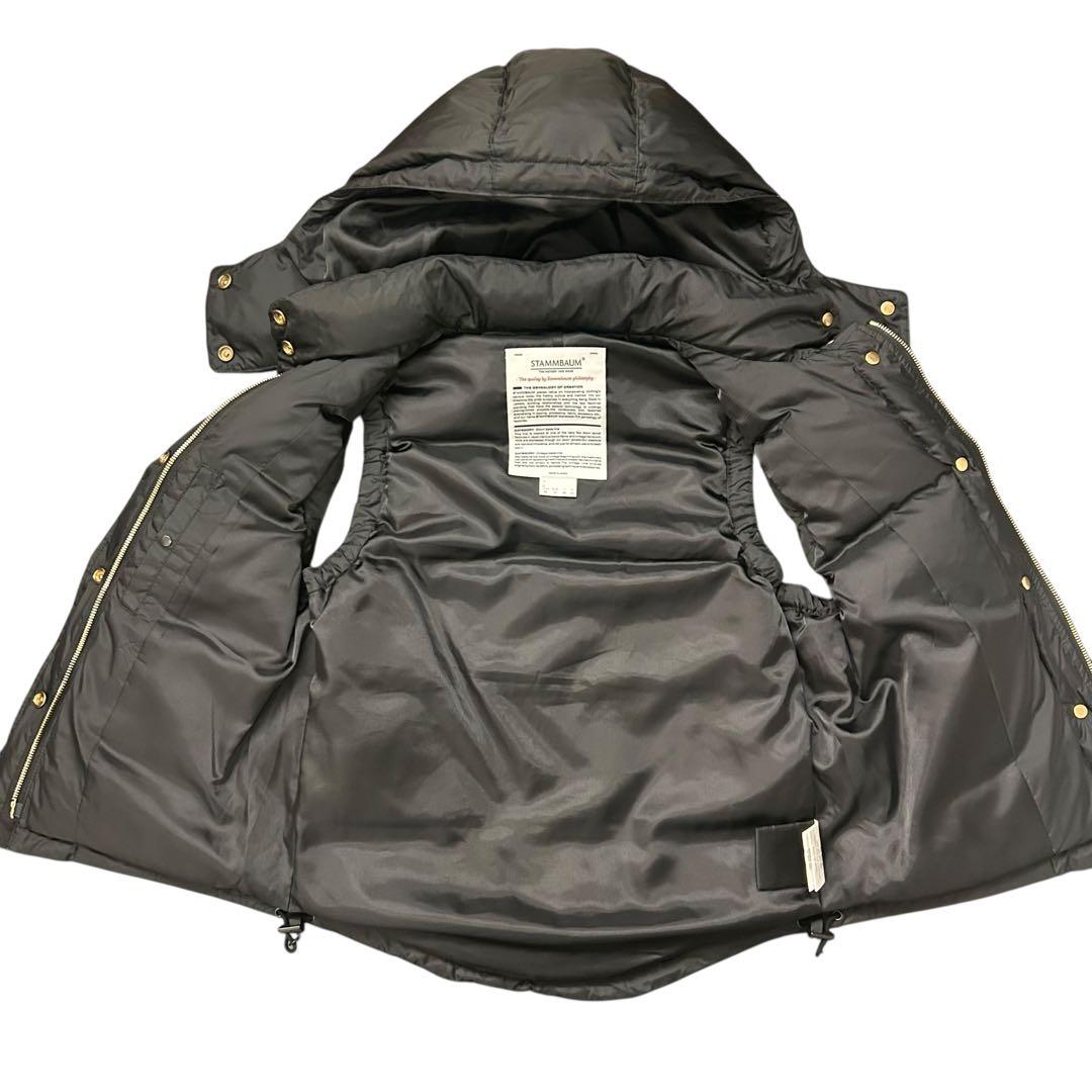 極美品✨ドゥーズィエムクラス別注 シュタンバウム ダウンベスト 金ボタン 黒34