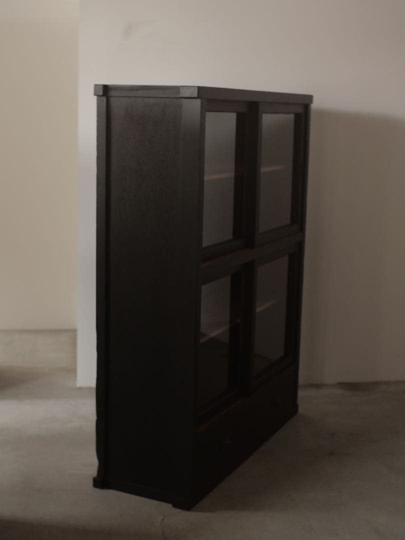 食器棚　棚　収納　器　食器　本　古家具　古道具　アンティーク　昭和レトロ