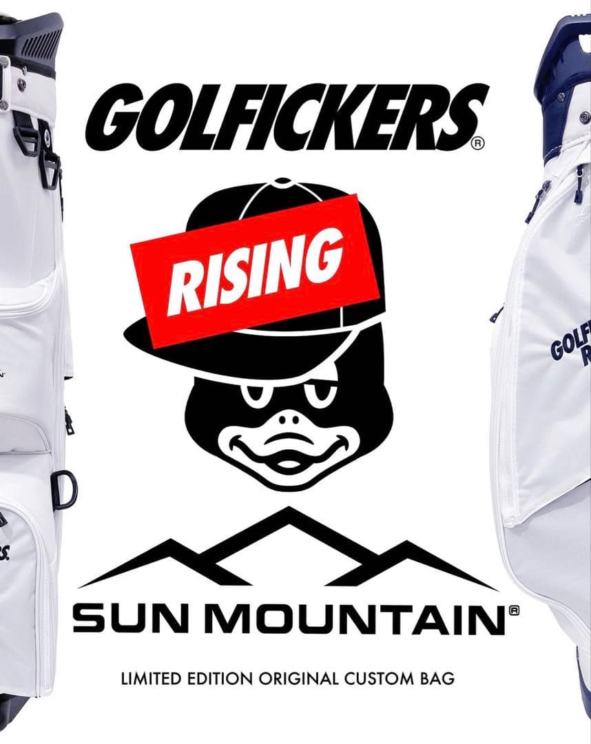新品 ゴルフィッカーズ × サンマウンテン 限定コラボ ゴルフ キャディバッグ