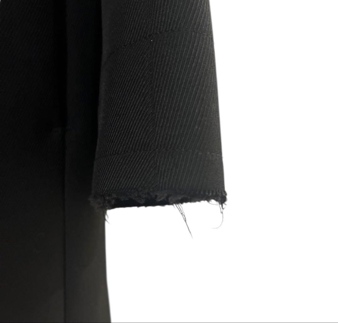 【美品】 HELMUT LANG ヘルムートラング ダブル ウール コート 黒