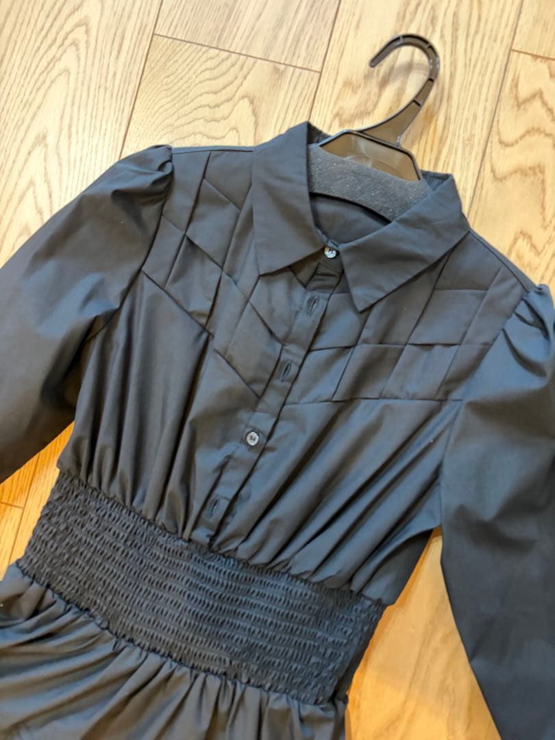 FENNELシャツワンピース　新品タグ付き　ブラック