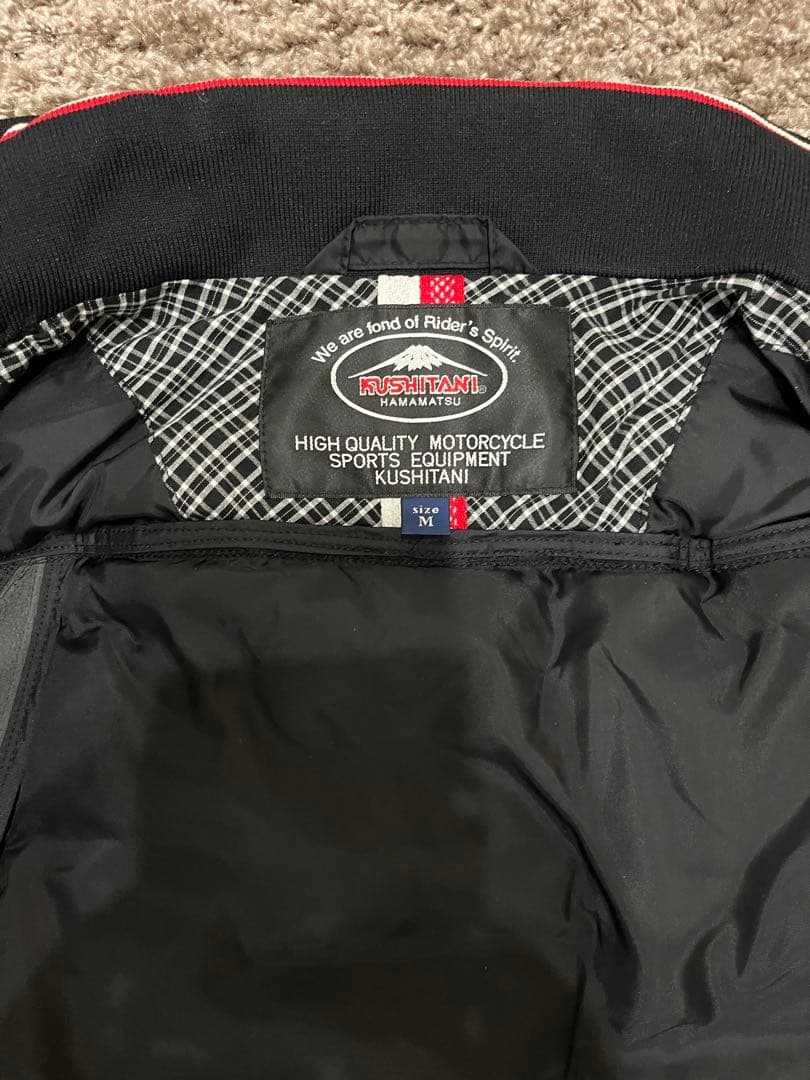 総司　KUSHITANI バイク用ダウンジャケット M ブラック