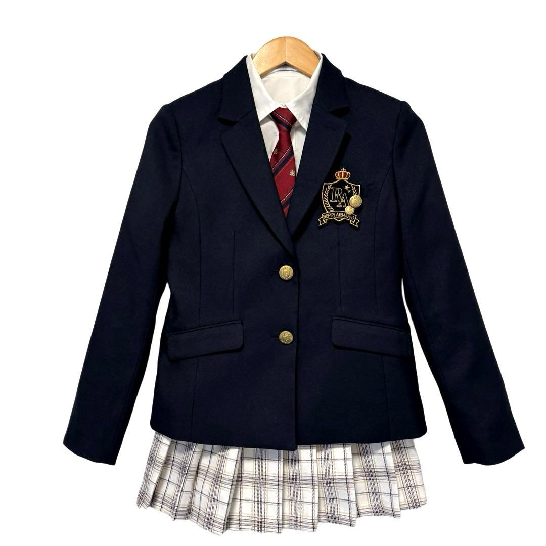 極美品 フォーマル 4点セット レピピアルマリオ ラブトキ150-160 卒服