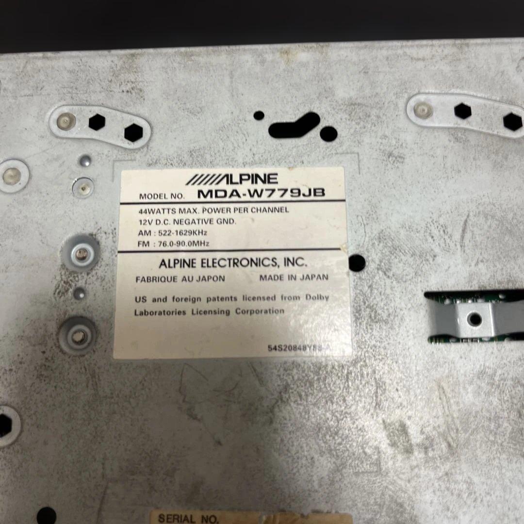 アルパインMDA-W779JB ジャンク品