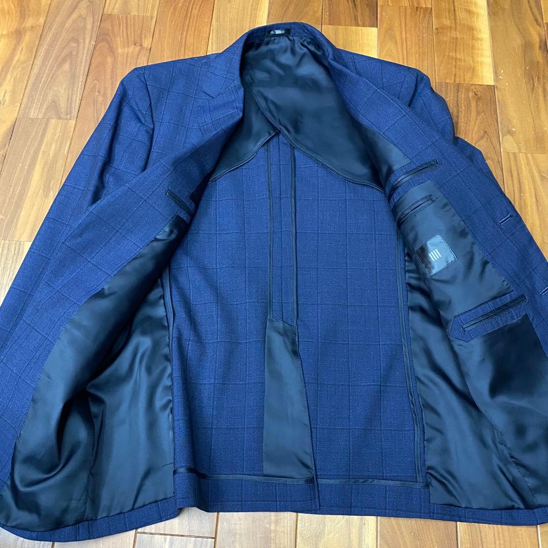 美品　スーツセレクト　3ピース　ジャケット　パンツ　ジレ　上下　セットアップ