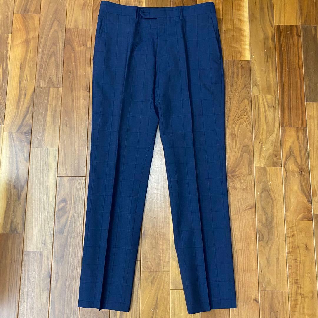 美品　スーツセレクト　3ピース　ジャケット　パンツ　ジレ　上下　セットアップ