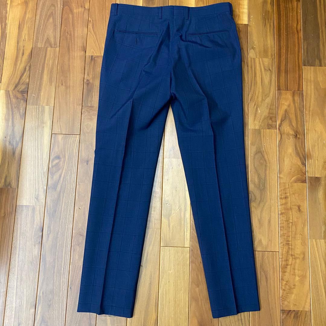 美品　スーツセレクト　3ピース　ジャケット　パンツ　ジレ　上下　セットアップ