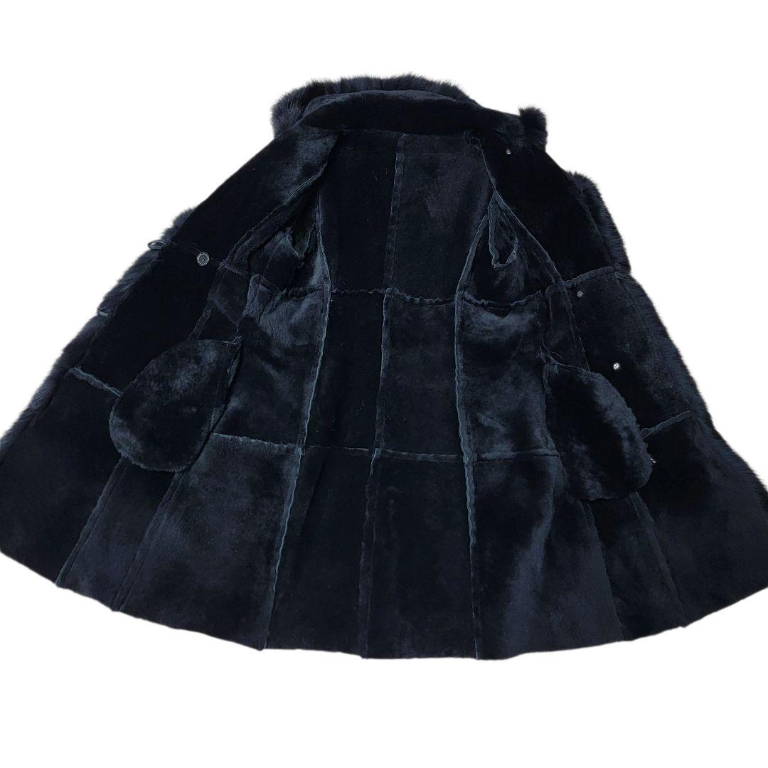 ​極美品 Tu boujours de cuse フォックス切替 ムートンコート