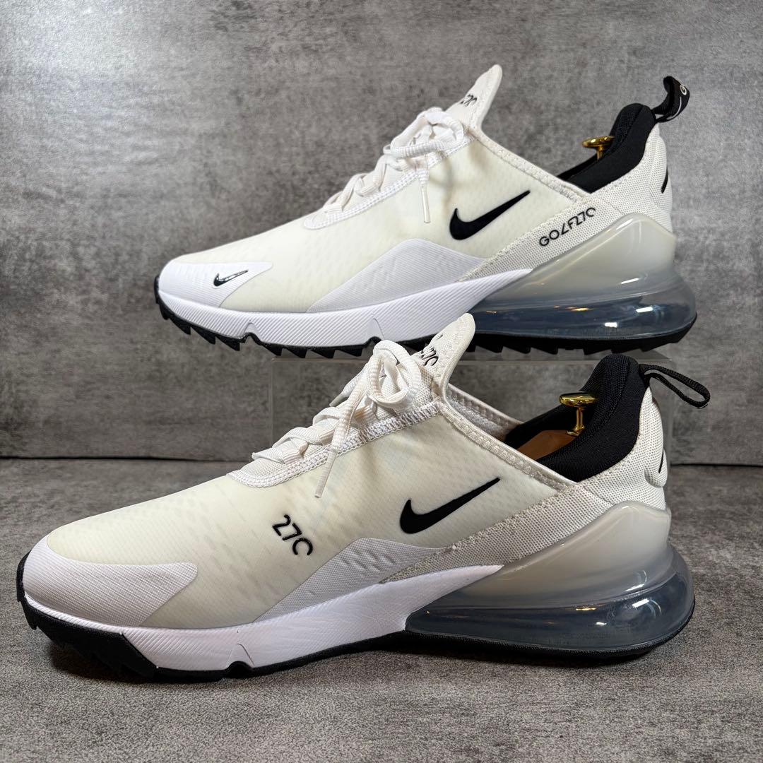 極美品　NIKE ナイキ　エアマックス270 G ゴルフシューズ　白 28.5