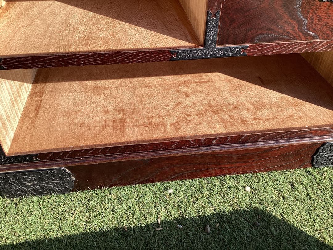 [智花] 時代箪笥　民芸箪笥　装飾金具　整理箪笥