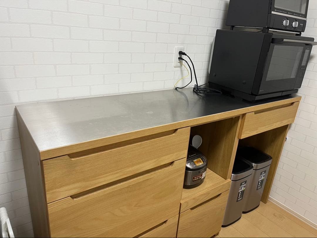 【最終値下げ】unico LOM カップボード　キッチン収納　w1600 ウニコ