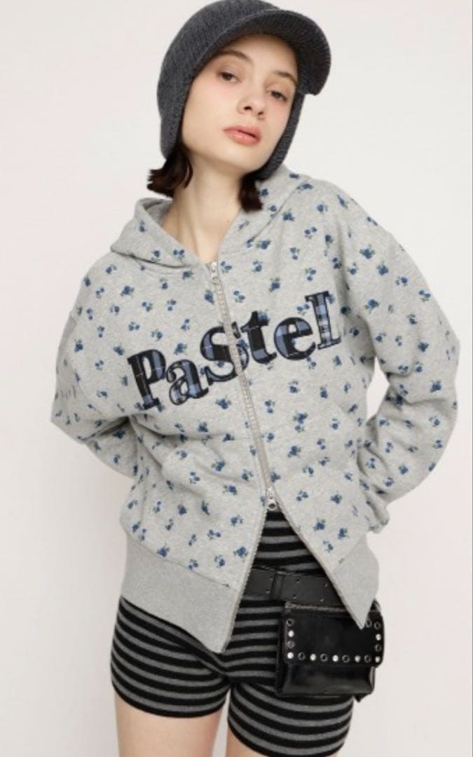 SLY FLOWER CUT HOODIE フラワー カット フーディ パーカー