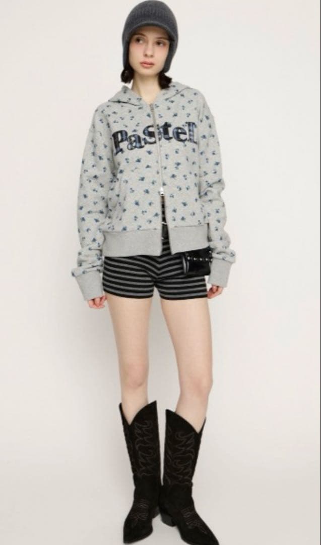 SLY FLOWER CUT HOODIE フラワー カット フーディ パーカー