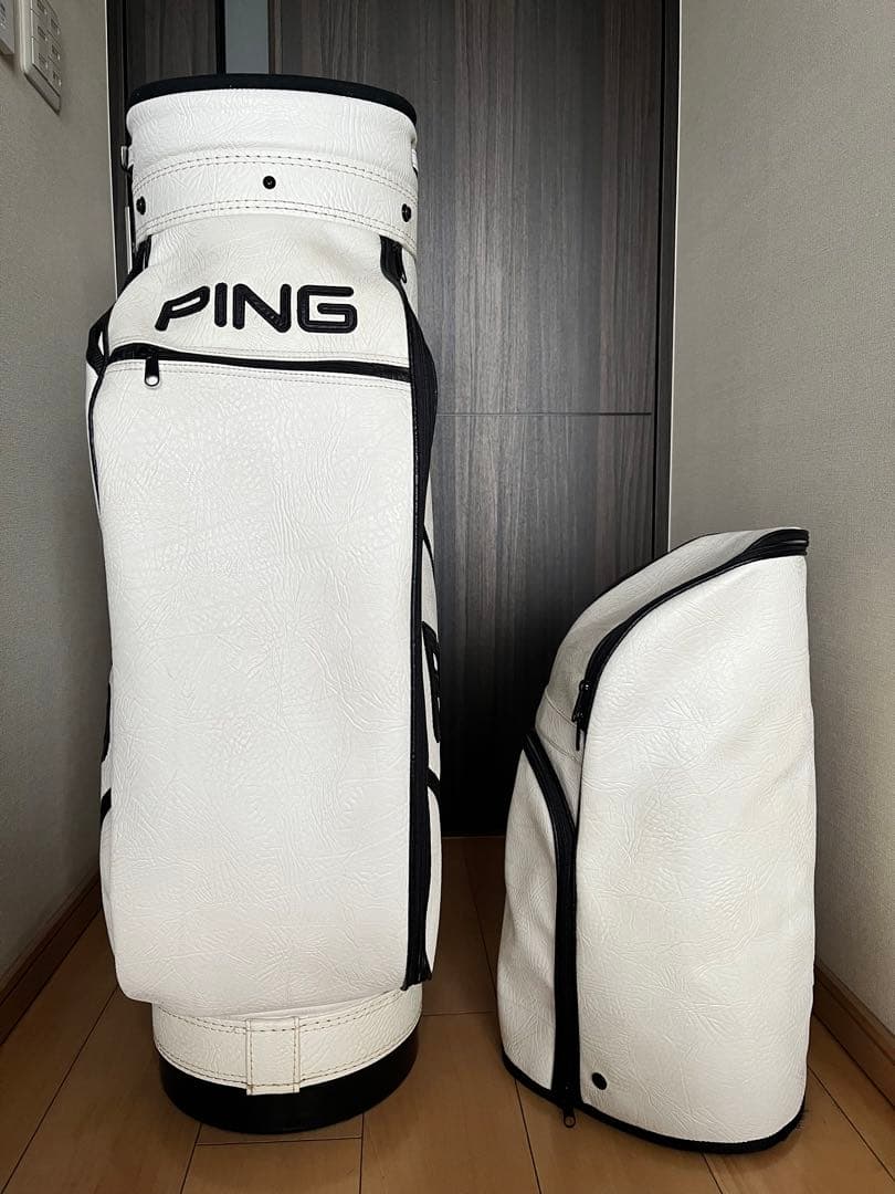 激レア！超美品！PING ピン　ヴィンテージ　キャディバッグ　レザー　激シブ希少
