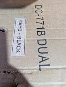 DESTINY CONCEPT デュアル キャディバッグ カモフラブラック