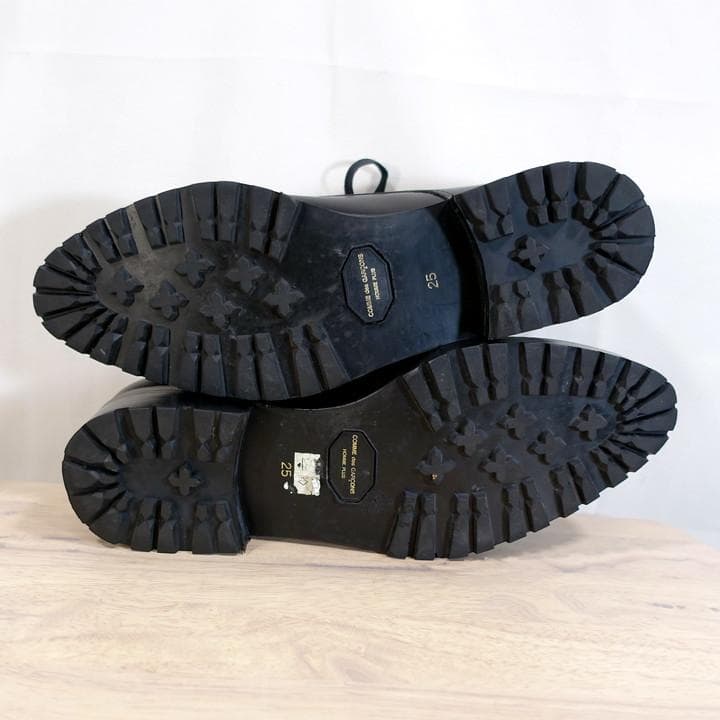 ●良品●コムデギャルソンオムプリュス　ロングノーズ　Ｕチップシューズ