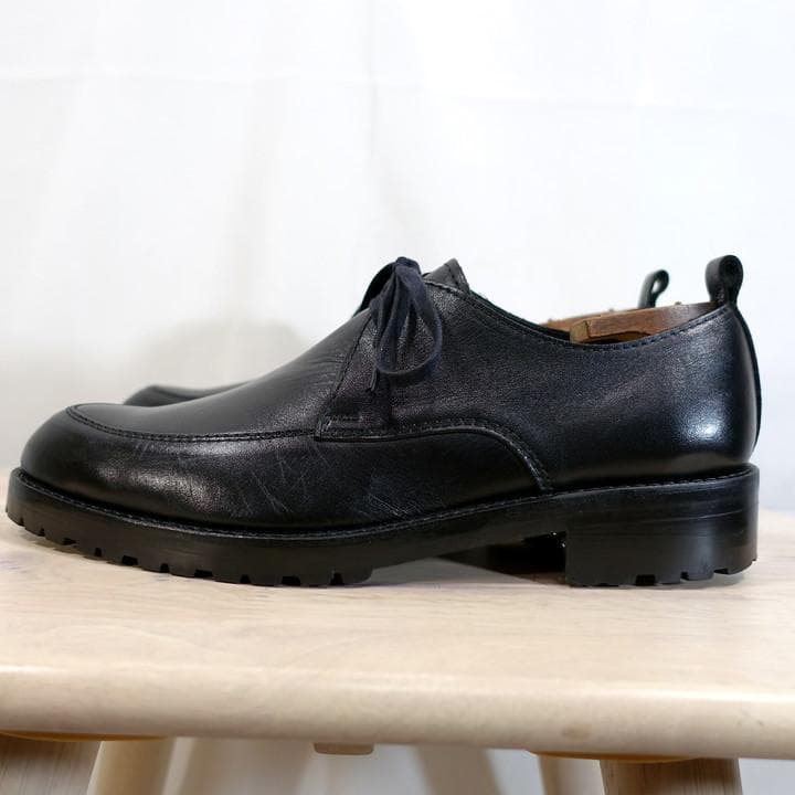 ●良品●コムデギャルソンオムプリュス　ロングノーズ　Ｕチップシューズ