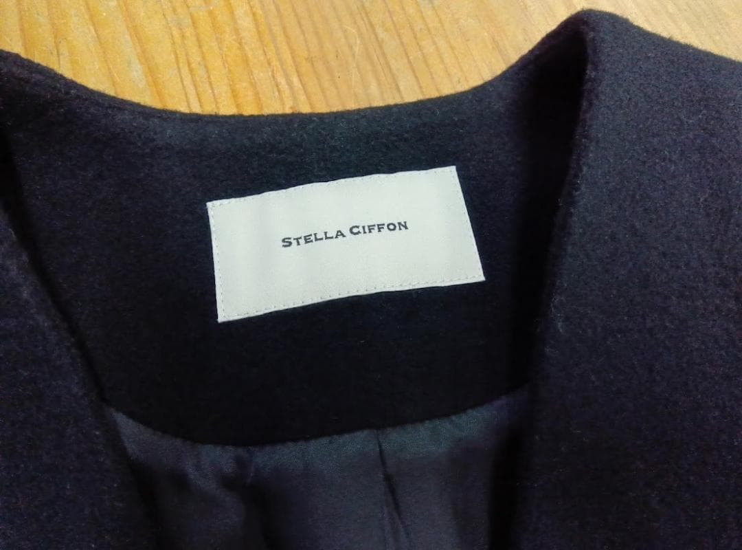 ステラシフォン☆super110 ウール ビーバー ショートベスト