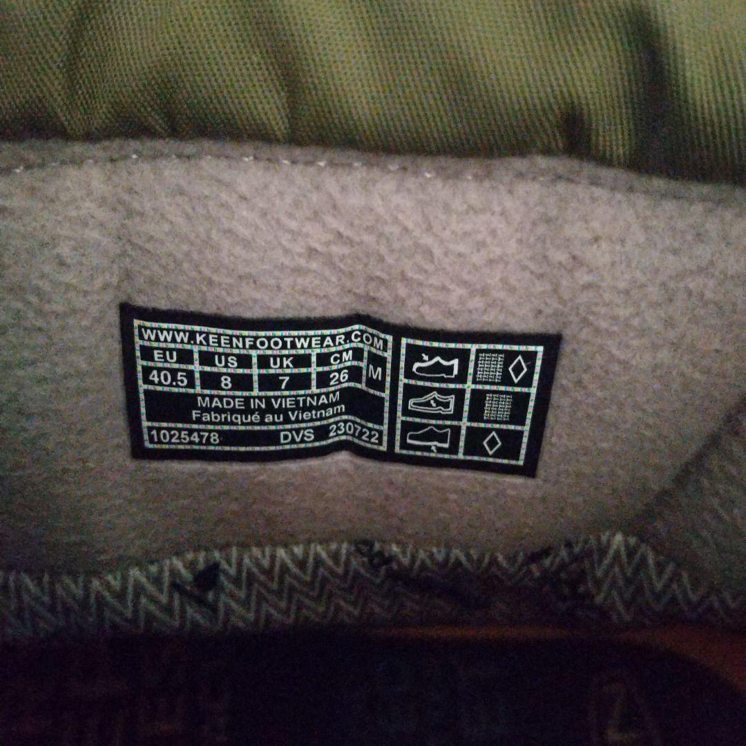 KEEN フッドゼラウォータープルーフ防水ブーツ メンズ オリーブ/ブラック