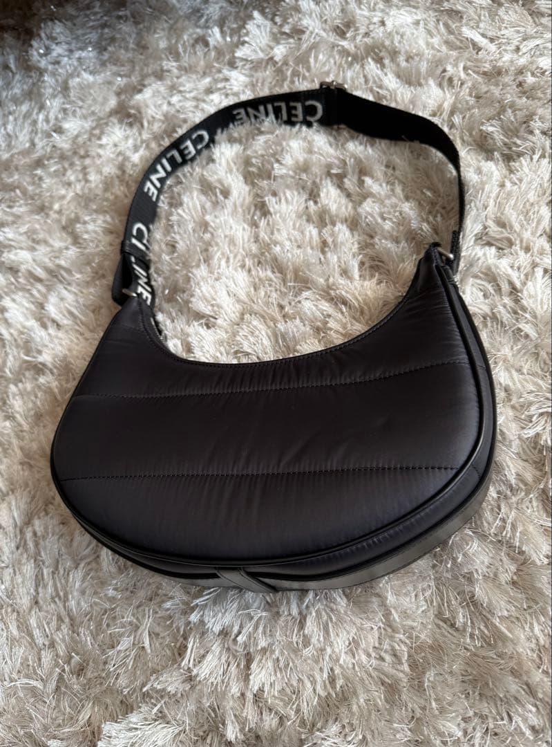 [未使用]セリーヌ　Avaナイロンバッグ ショルダーバッグ ブラック