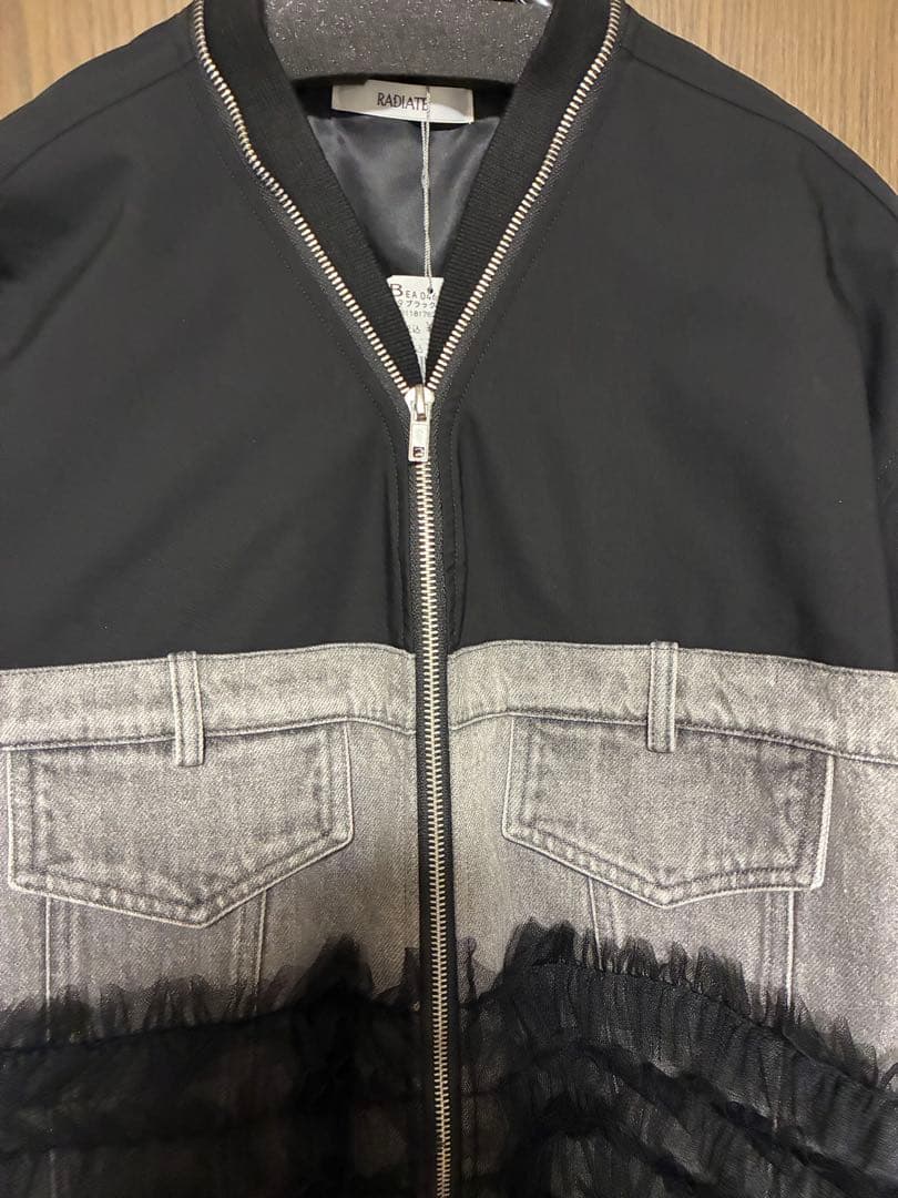 ヤマダヤ　RADIATE デニム×チュールドッキングブルゾン