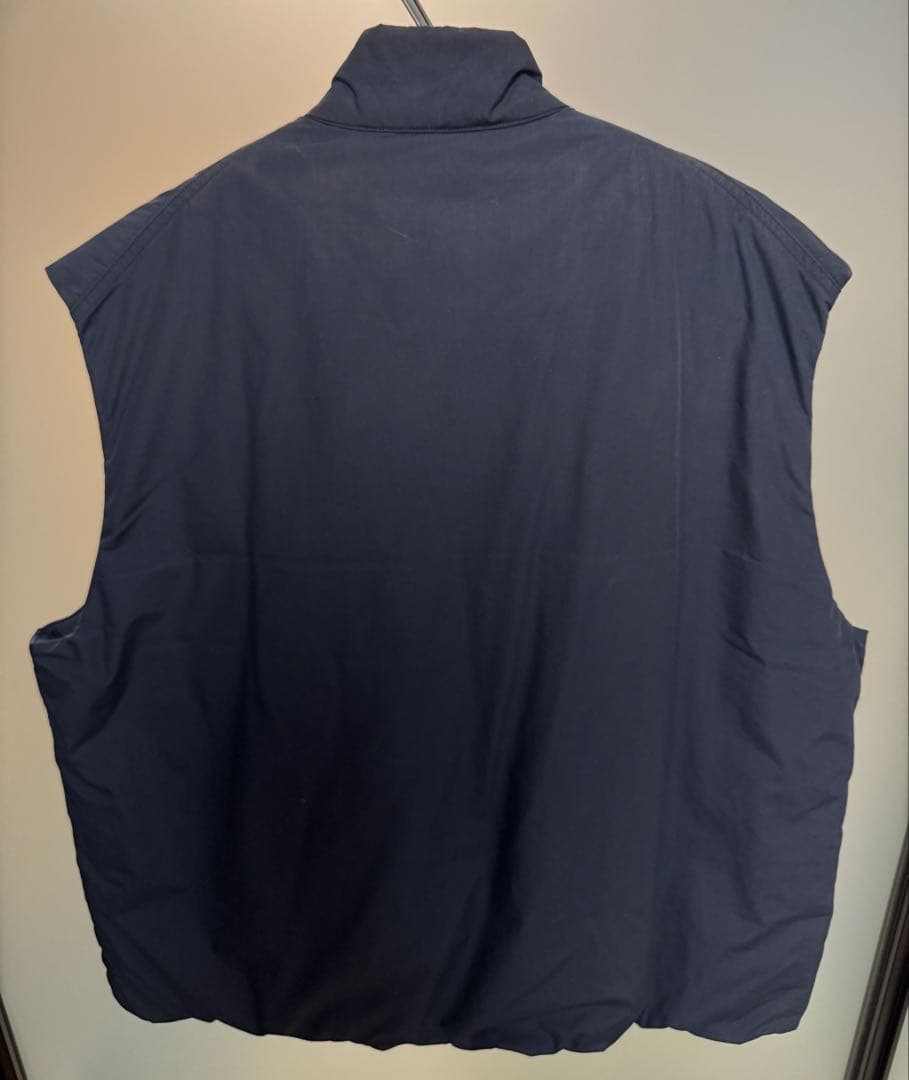 nanamica ネイビー ダウンベスト