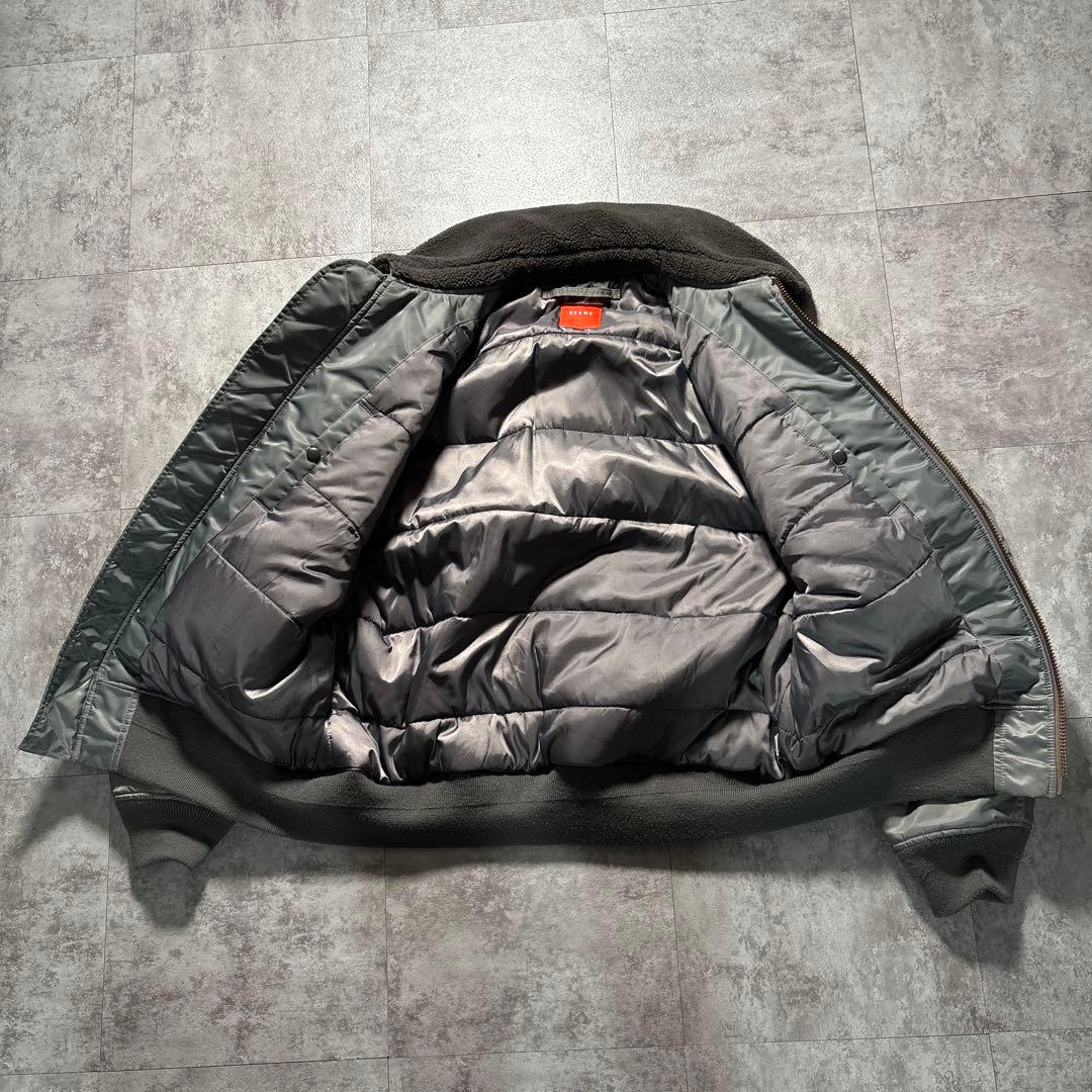 極美品　BEAMS B-15 フライトジャケット　汚れ加工　フェード加工　M