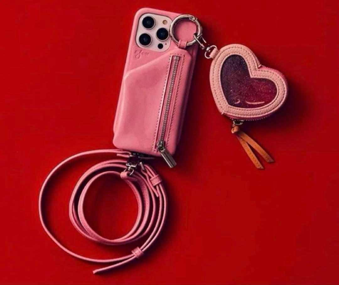 エジュー　iPhone15proケース　バレンタイン限定