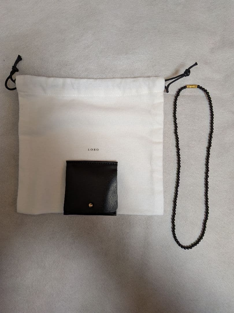 アクセサリー LORO amulet Onyx necklace unisex