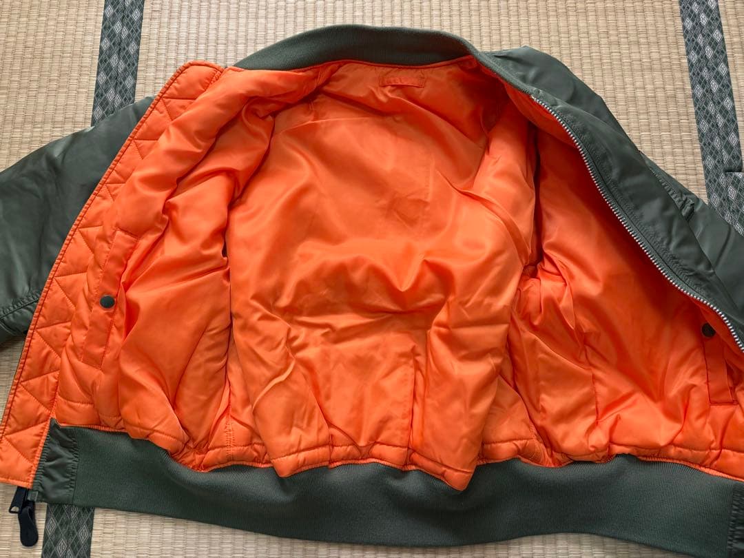 アルファ MA-1フライトジャケット グリーン