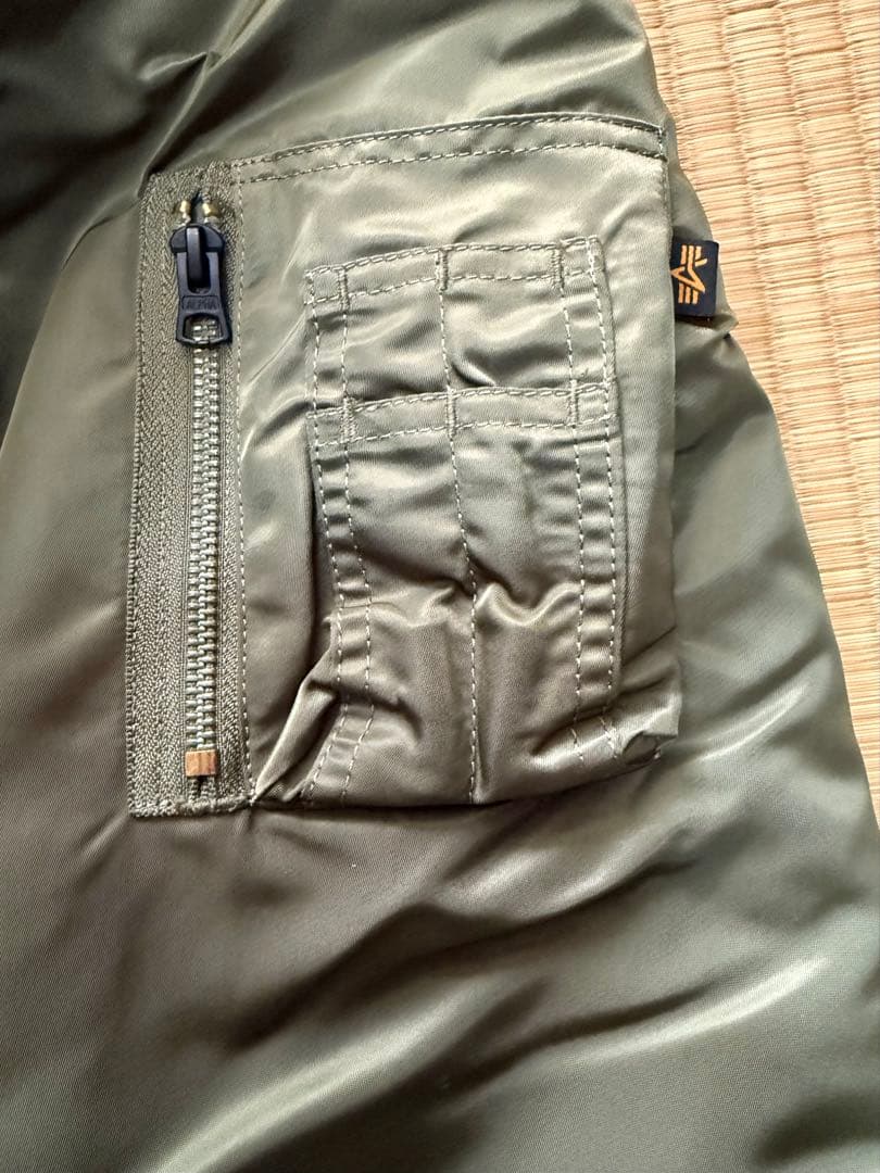 アルファ MA-1フライトジャケット グリーン