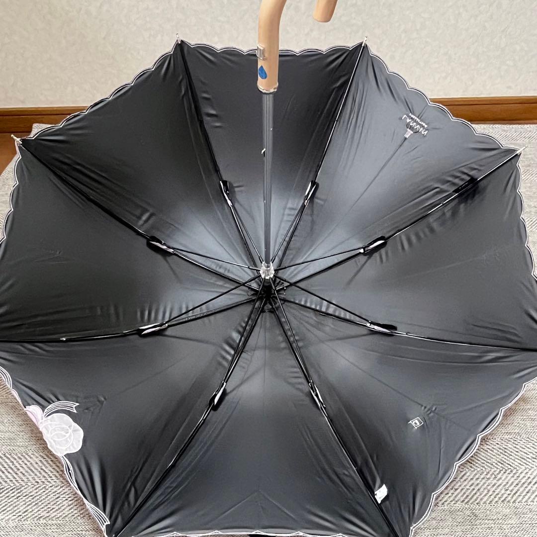 極美品タグ付き　ランバンコレクション　晴雨兼用UVパラソル　日傘