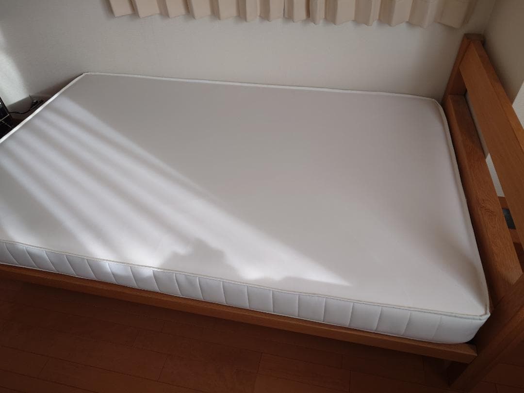 無印良品　木製ベッドフレーム・超高密度ポケットコイルマットレス　セミダブル