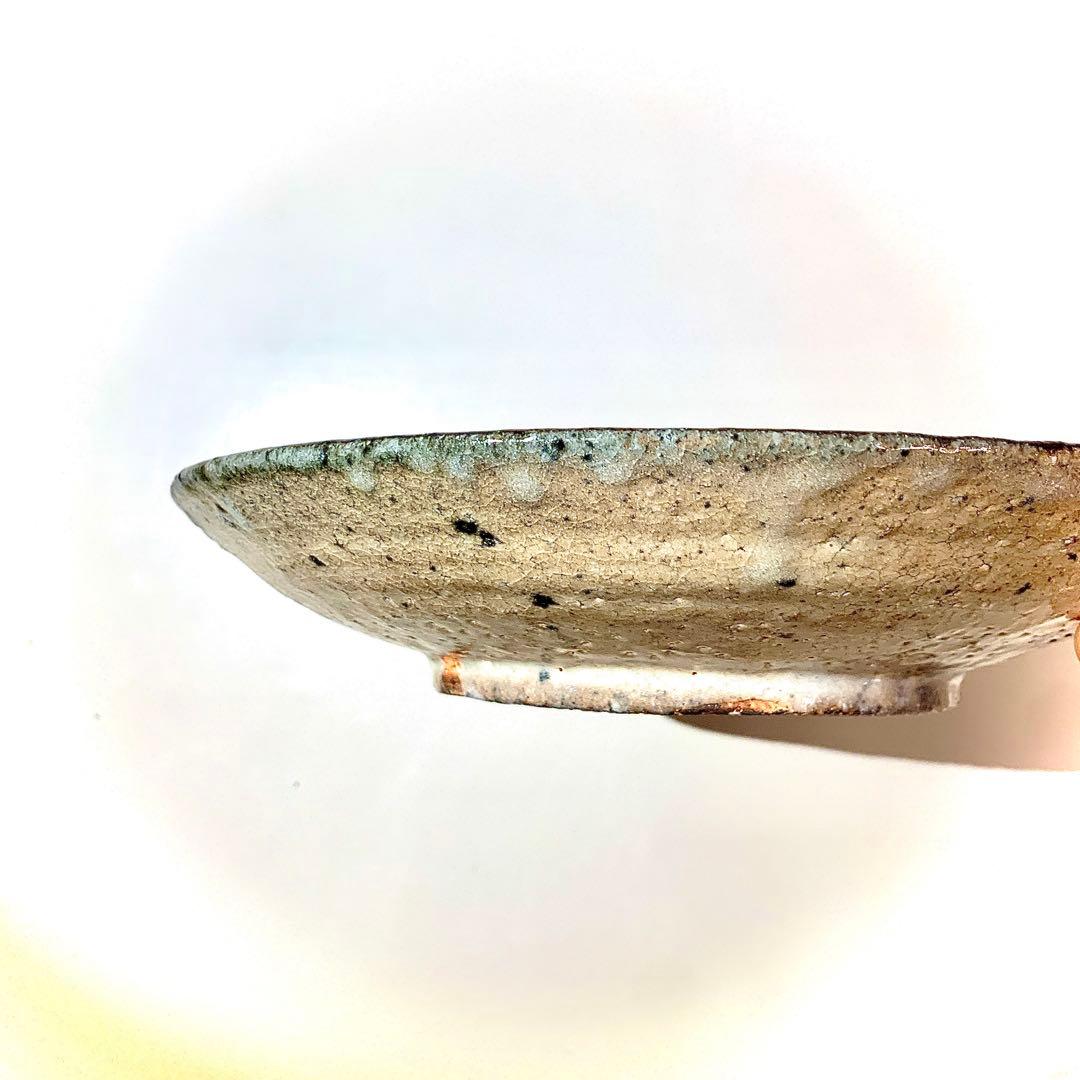 【八田亨】　作　七寸白掛皿