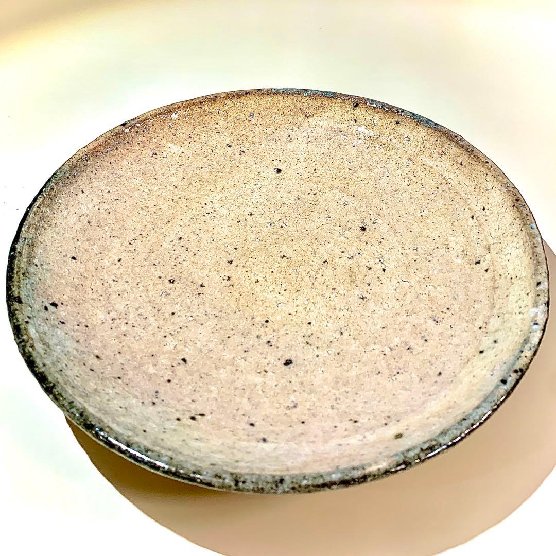 【八田亨】　作　七寸白掛皿